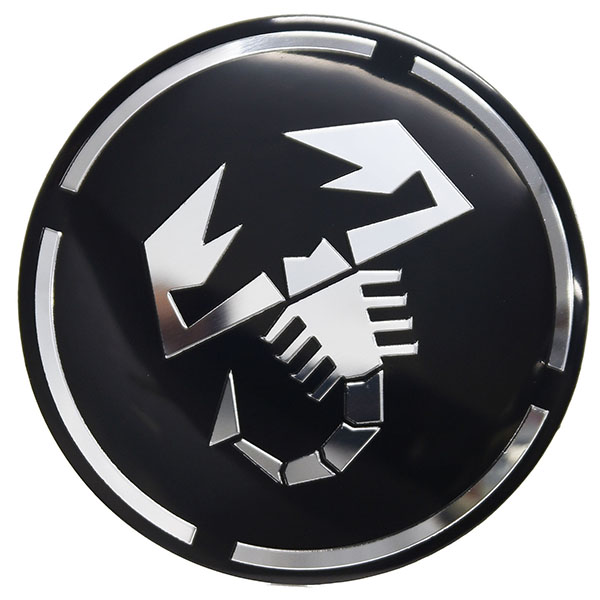 ABARTH Scorpion Emblem Alu Plate(56mm/Black)