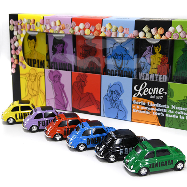 1/43 FIAT 500 Miniature Model-Lupin the Third Special Set-