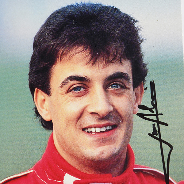 Scuderia Ferrari Promotion Card-J.Alesi Signed-