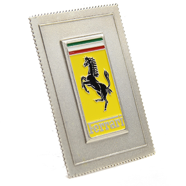 Ferrari Stamp Shaped Emblem Plate