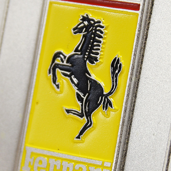 Ferrari Stamp Shaped Emblem Plate