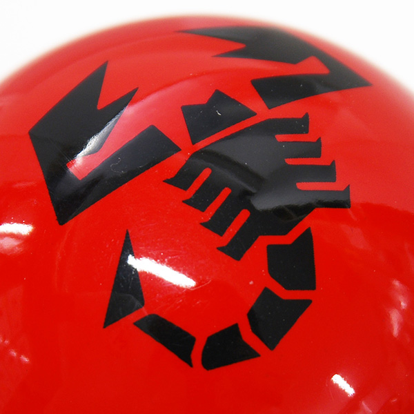 ABARTH Aluminium Gear Knob(Carlo ABARTH/Red Black Logo)