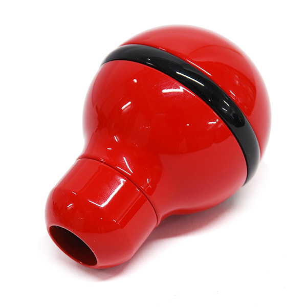 ABARTH Aluminium Gear Knob(Carlo ABARTH/Red Black Logo)