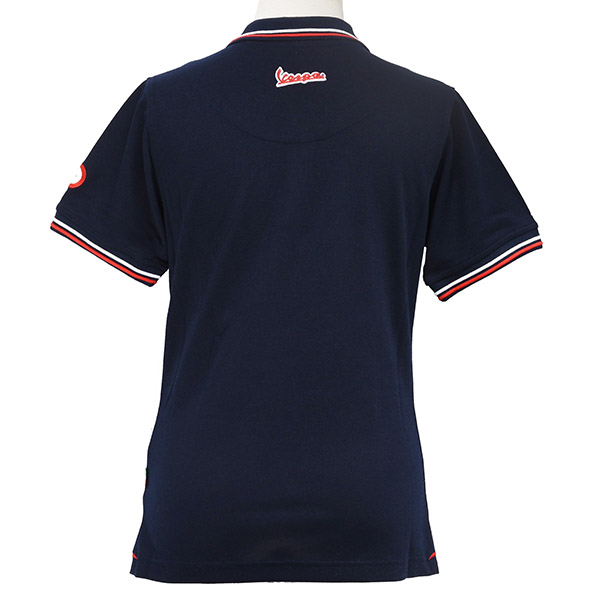 Vespa Official Polo-Shirts-MODERNIST- for Women/Navy