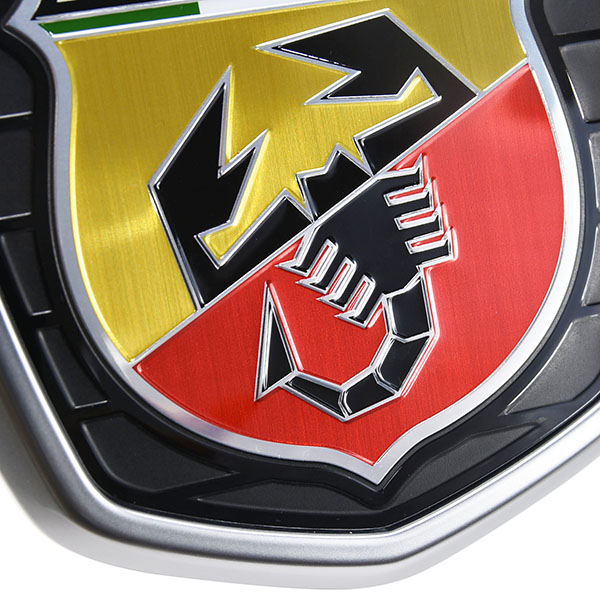 ABARTH Genuine 500/595/695 Tailgate Emblem(Satin Silver)