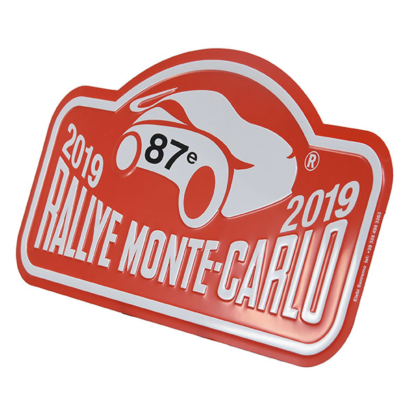 Rally Monte Carlo 2019 Official Metal Plate(Large)