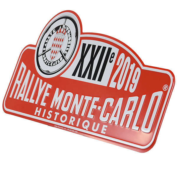 Rally Monte Carlo Historique2019 Official Metal Plate(Large)