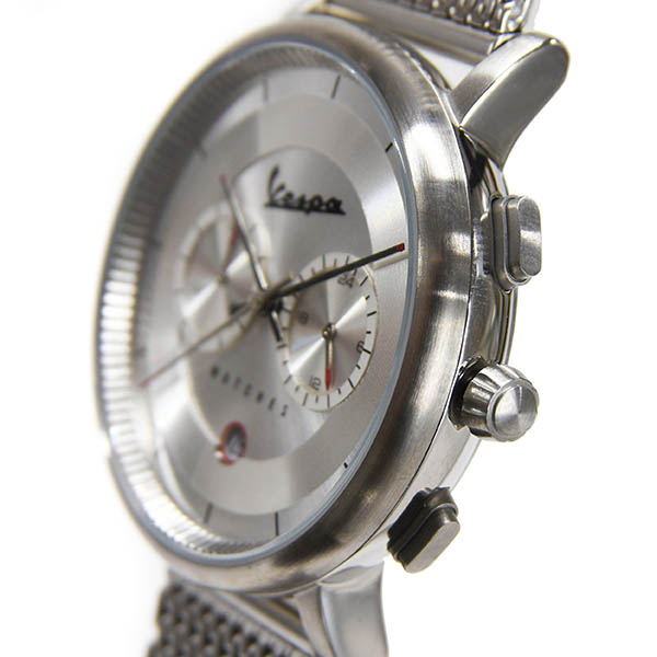 Vespa Official Chronograph Watch-CLASSY/Silver-