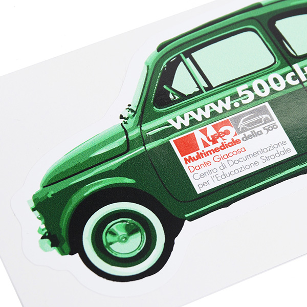 FIAT 500 CLUB ITALIA Official Sticker(Type C)