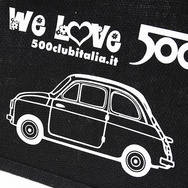 FIAT 500 CLUB ITALIA Tote Bag(small/Black)