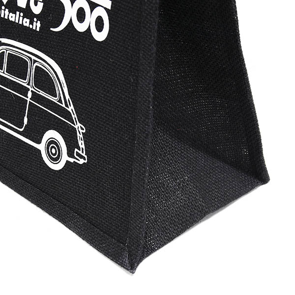 FIAT 500 CLUB ITALIA Tote Bag(small/Black)