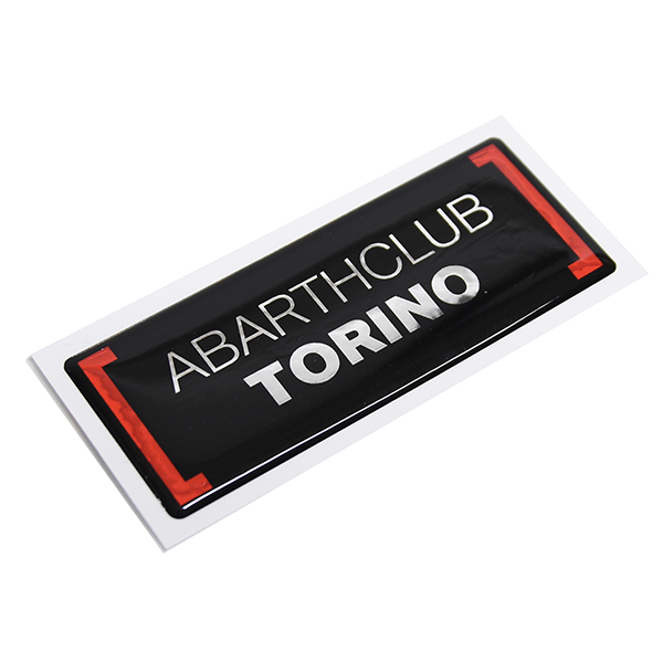 ABARTH CLUB TORINO 3D Sticker