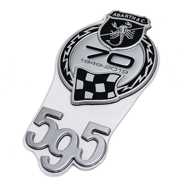 ABARTH 70anni Memorial & 595 Logo Emblem Set