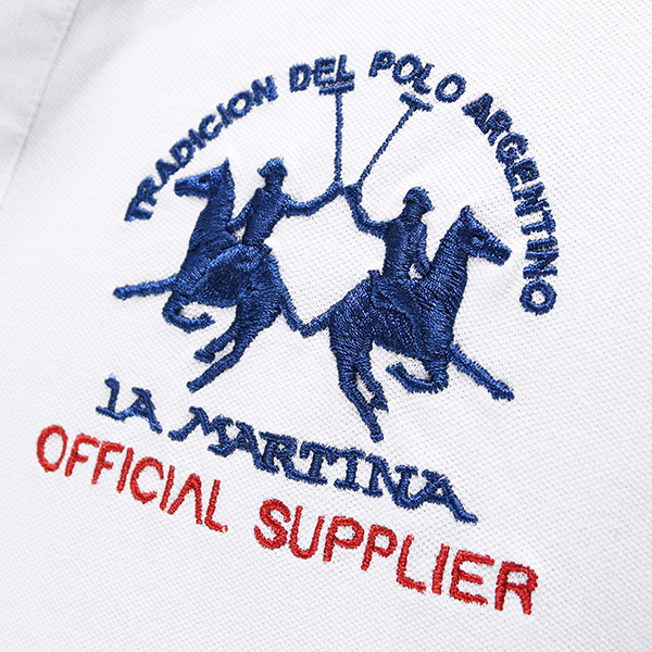 MASERATI La Martina Polo Shirts(White)