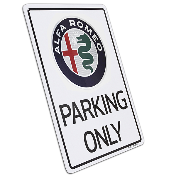 Alfa Romeo Parking Only Boad