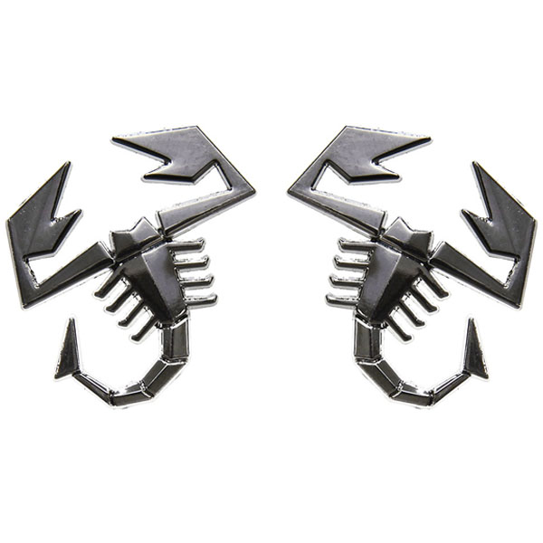 ABARTH Scorpione Emblem Set (Black)<br><font size=-1 color=red>10/14到着</font>