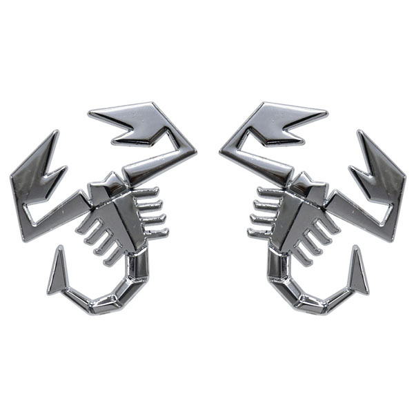 ABARTH Scorpione Emblem Set (Chrome)