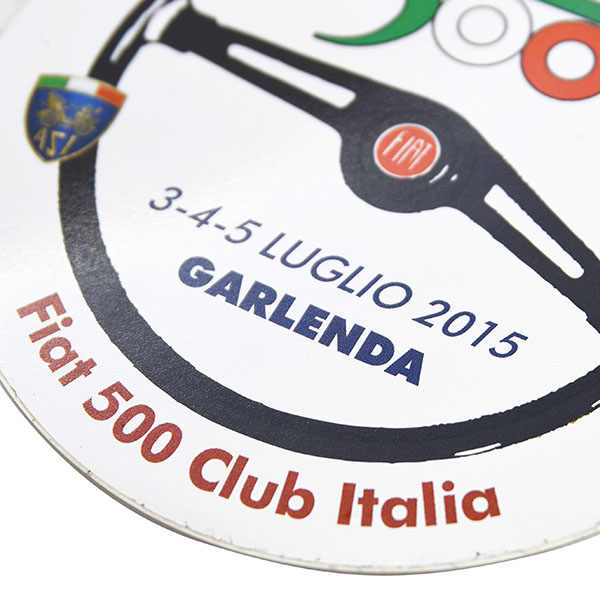 FIAT 500 CLUB ITALIA 2015 International Meeting Sticker