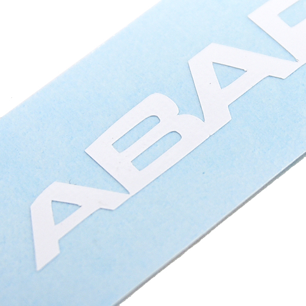 ABARTH NEW Logo Sticker(Die Cut/White/50mm)