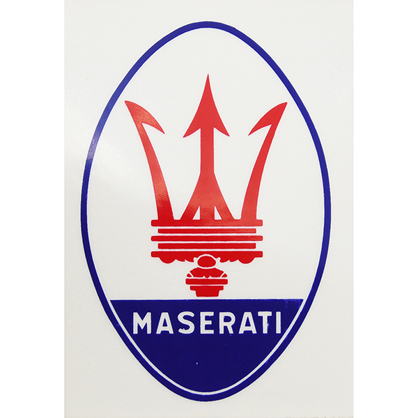 MASERATI Emblem Sticker(Clear Base)