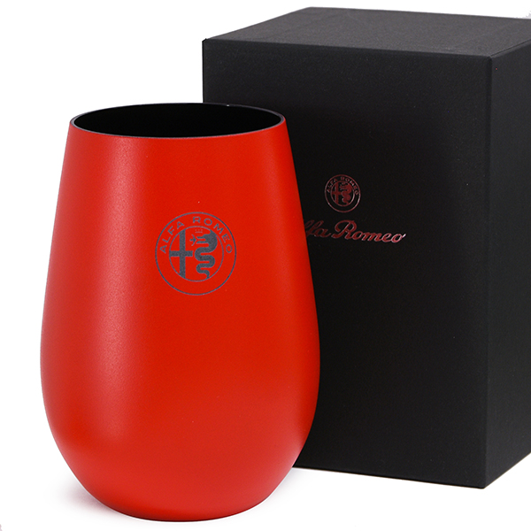 Alfa Romeo純正ガラスタンブラー(レッド)※生産終了※