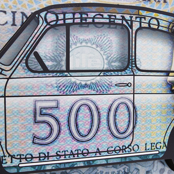 FIAT Nuova 500 Illustration by Mr.Vin -500 LIRE- (Large)
