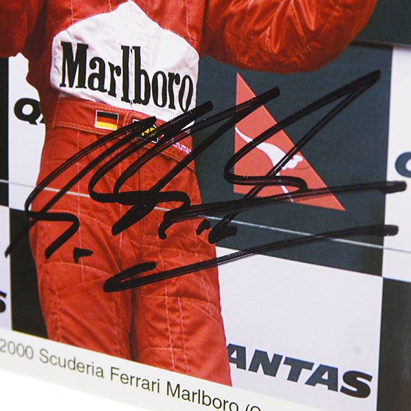 Scuderia Ferrari 2000 M.Schumacher&R.Barrichello Photo-M.schumacher Signed-