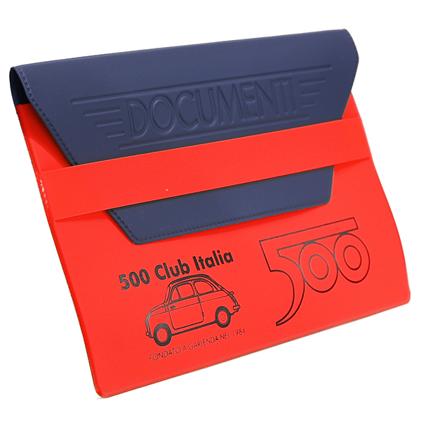 FIAT 500 CLUB ITALIA Document Case(Red)