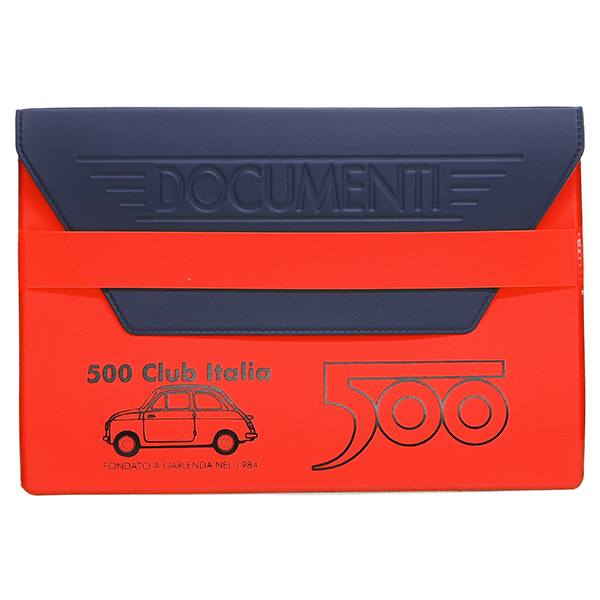FIAT 500 CLUB ITALIA Document Case(Red)