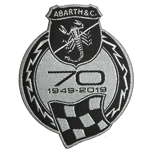 ABARTH Official 70th Anniversary Emblem Patch