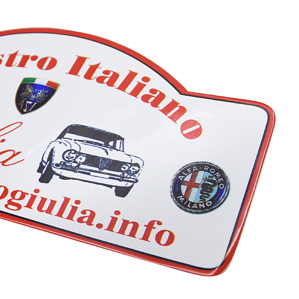 REGISTRO Italiano GIULIA Club Alfa Romeo Sticker