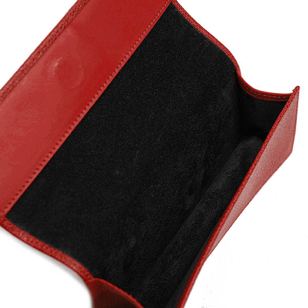 Ferrari Leather Glasses Case(Red)