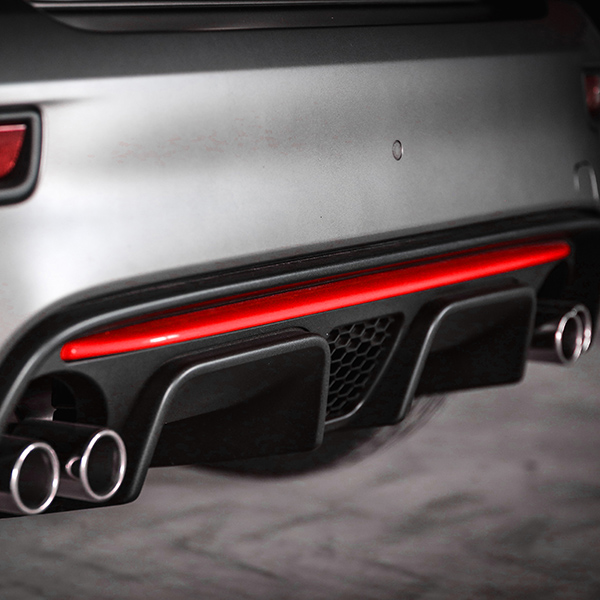 ABARTH 595/695(2016~Sr.4)Rear Bumper Insert(Red)<br><font size=-1 color=red>05/20到着</font>