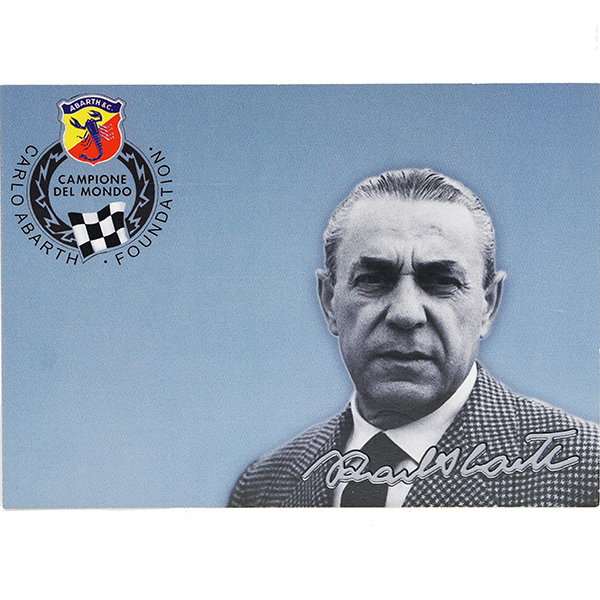 Carlo abarth Card (Annelise ABARTH Signed)