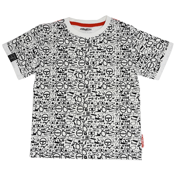 ABARTH T-Shirts for Kids-Technical Parts-