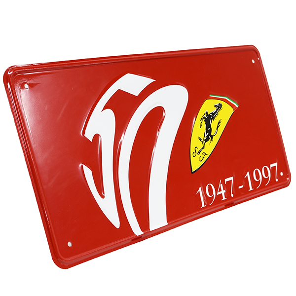 Ferrari 50anni Number Plate Object