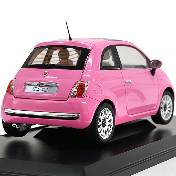 1 18 Fiat 500ミニチュアモデル ピンク イタリア自動車雑貨店 イタリア車のグッズとパーツの通販サイト