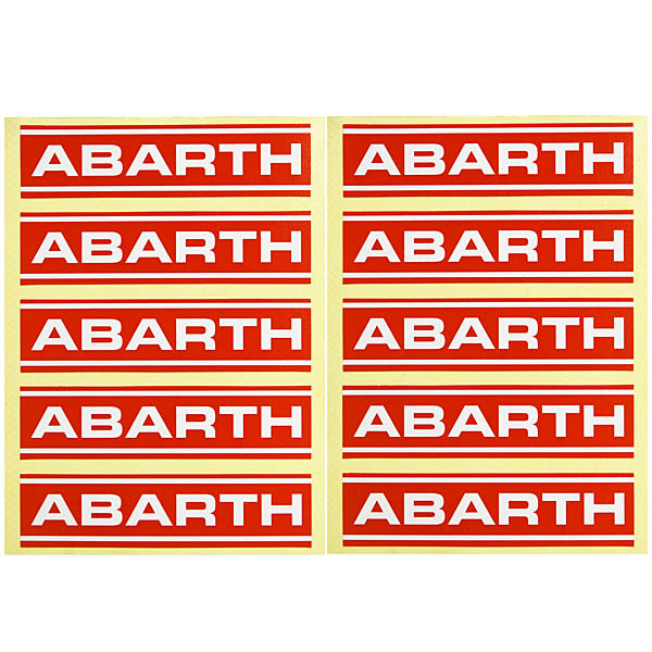 ABARTH Paper Stickers (10 pcs Set)