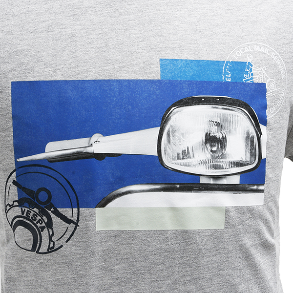 Vespa Official T-Shirts-Heritage-(Gray)
