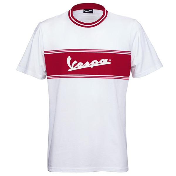 Vespa Official T-Shirts-Racing Sixty -(White)