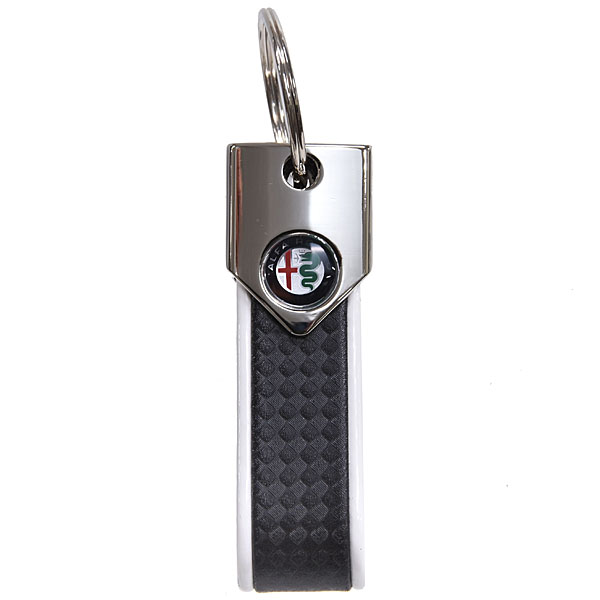 Alfa Romeo NEW  Emblem  Keyring(Carbon Look)