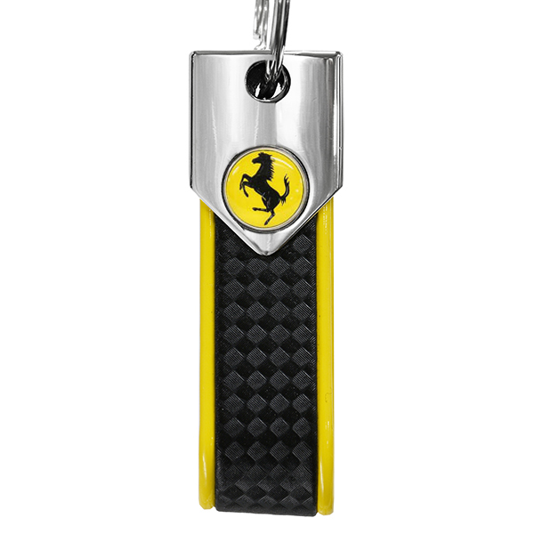 Ferrari Emblem Emblem Keyring(Carbon Look)