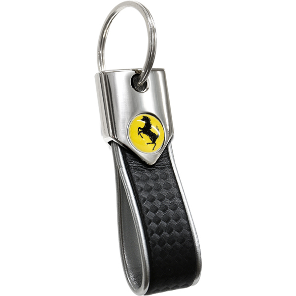 Ferrari Emblem Emblem Keyring(Carbon Look)