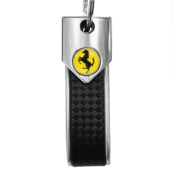 Ferrari Emblem Emblem Keyring(Carbon Look)