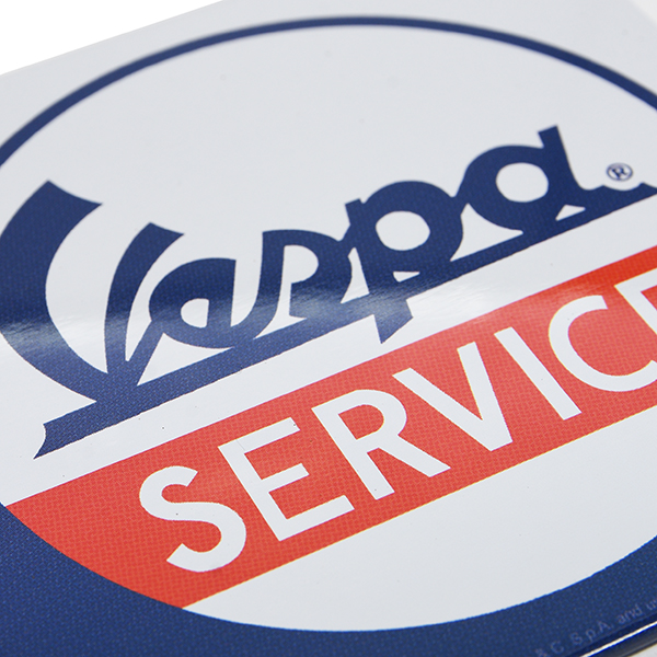 Vespa Official Metal Coaster-SERVICE-