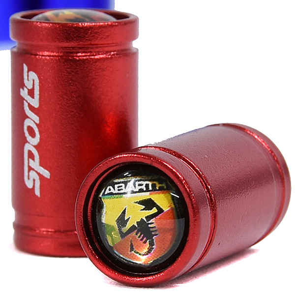 ABARTH Emblem Air Valve Cap(Red)