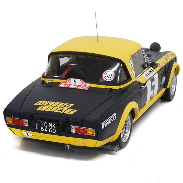 1/18 FIAT 124 ABARTH Rally Miniature Model-1976- (Monte-Carlo #5)
