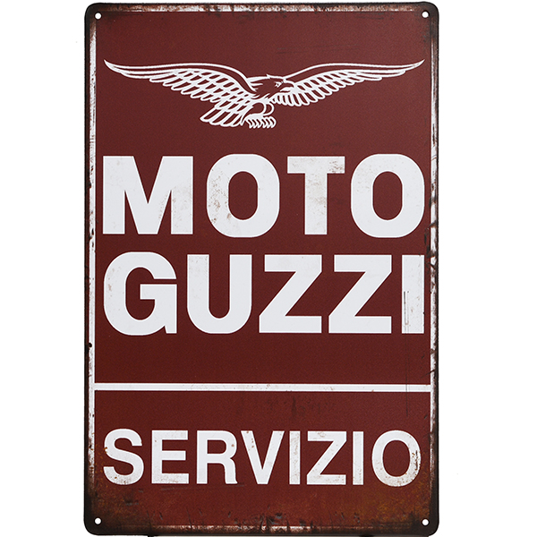 Moto Guzziヴィンテージスタイルサインボード イタリア自動車雑貨店 イタリア車のグッズとパーツの通販サイト