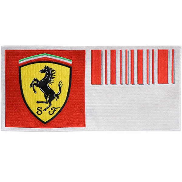 Scuderia Ferrrari SF & バーコードワッペン (265mm×125mm)
