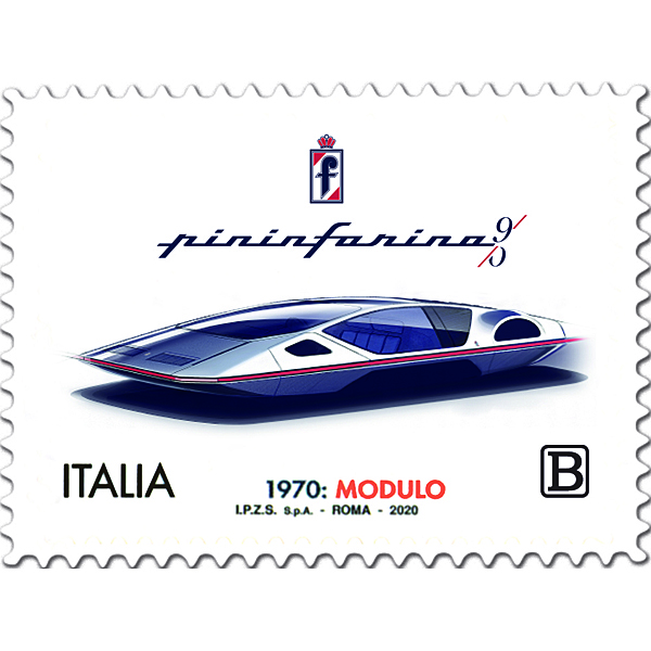 Pininfarina 90 Anni Memorial Stamp(2pcs)